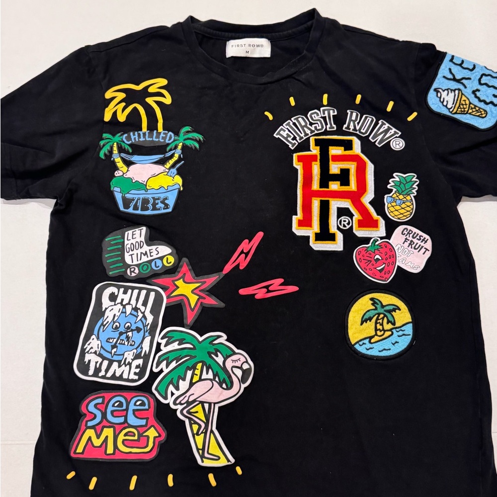 FIRST ROW BLACK Size Medium
CREW NECK SHORT Sleeve FR KEEP COOL SS TEE - Picture 2 of 8